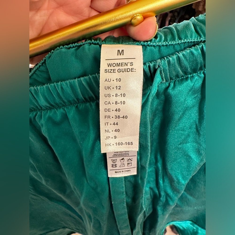 100% Silk Ruffle PJ Shorts - Picture 10 of 15